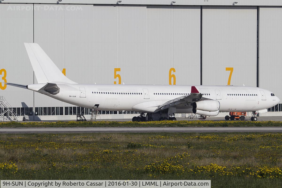 9H-SUN, 2000 Airbus A340-313X C/N 367, LTM Apron