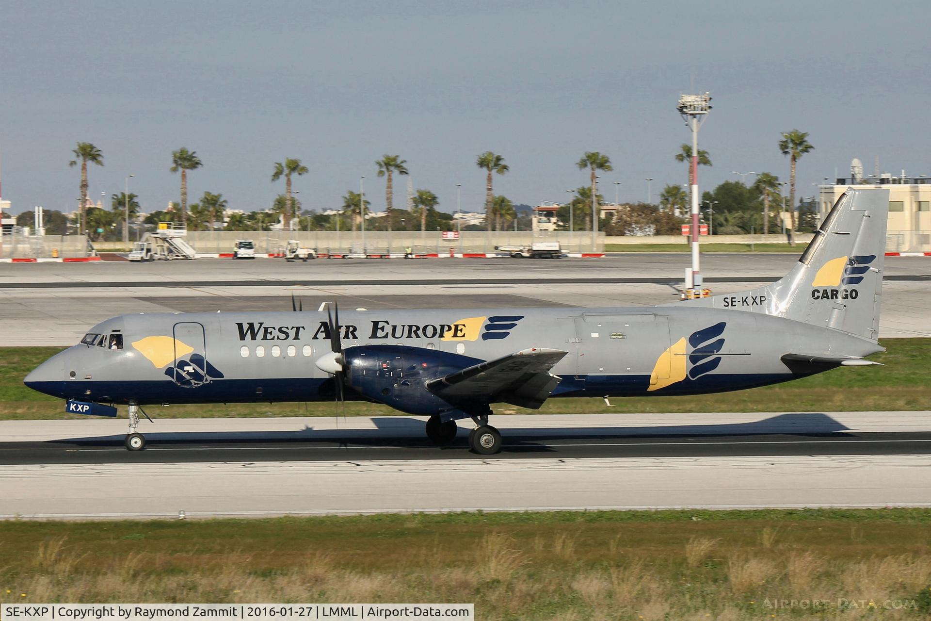 SE-KXP, 1992 British Aerospace ATP(F) C/N 2056, Bae ATP SE-KXP West Air Europe