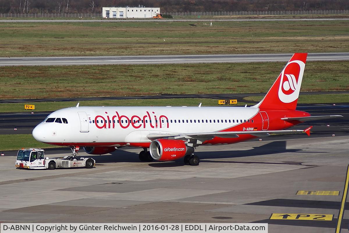 D-ABNN, 2002 Airbus A320-214 C/N 1889, Pushed back for departure