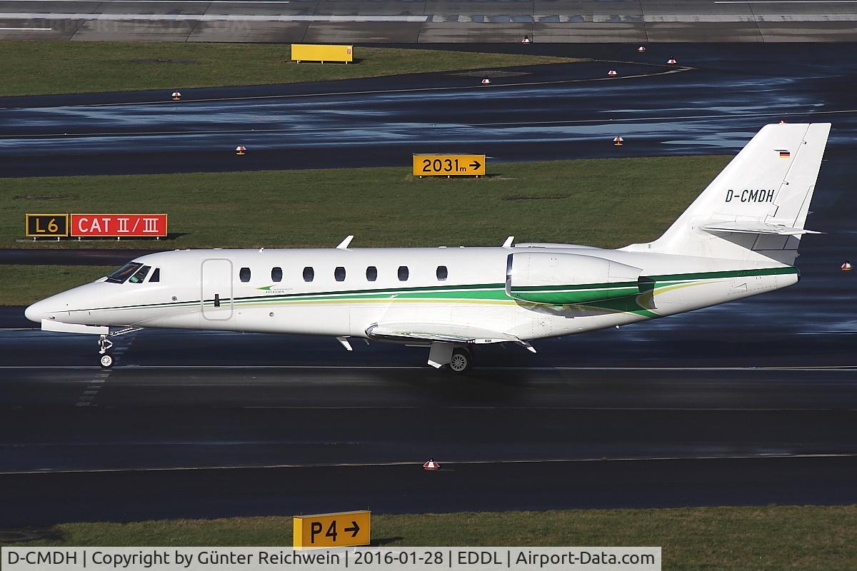 D-CMDH, 2012 Cessna 680 Citation Sovereign C/N 680-0322, Private flight into Düsseldorf