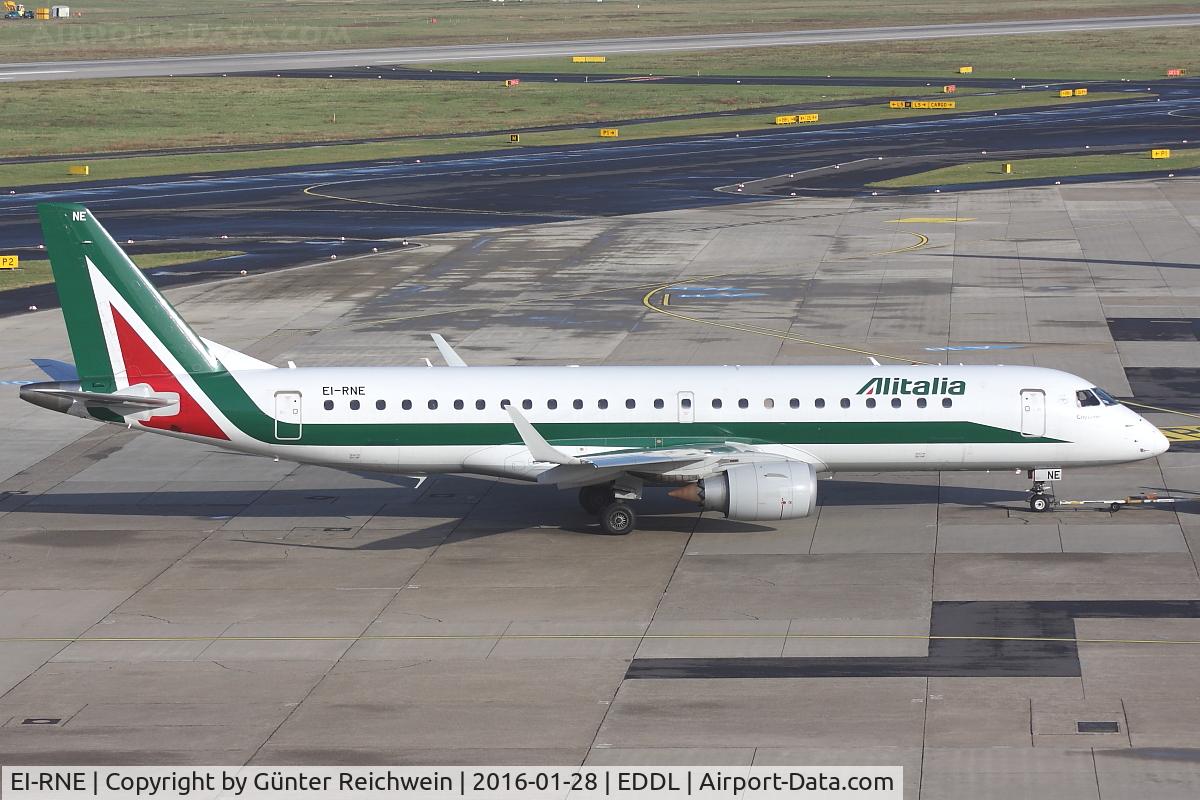 EI-RNE, 2012 Embraer 190STD (ERJ-190-100STD) C/N 19000520, Pushed back for departure