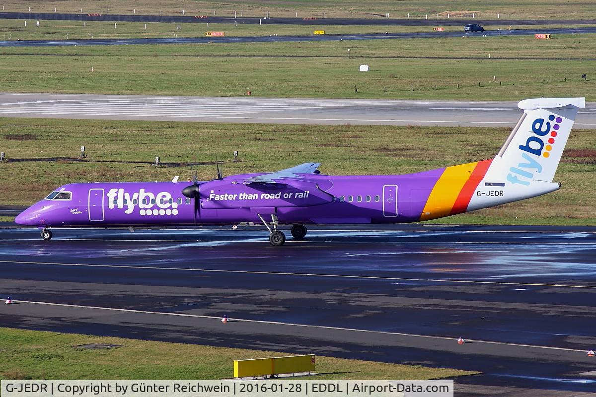 G-JEDR, 2003 De Havilland Canada DHC-8-402Q Dash 8 C/N 4087, Arriving