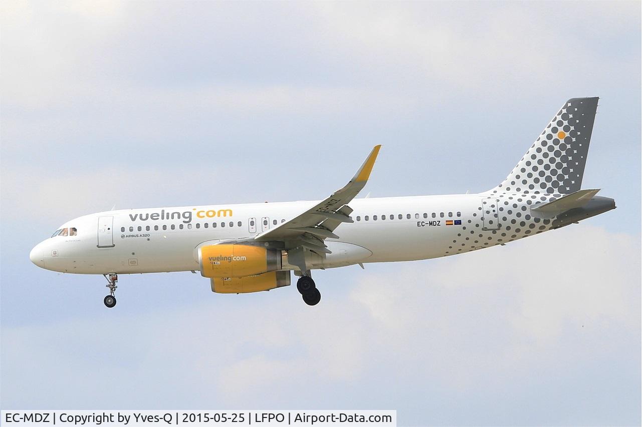 EC-MDZ, 2014 Airbus A320-232 C/N 6377, Airbus A320-232, Short approach Rwy 26, Paris-Orly Airport (LFPO-ORY)