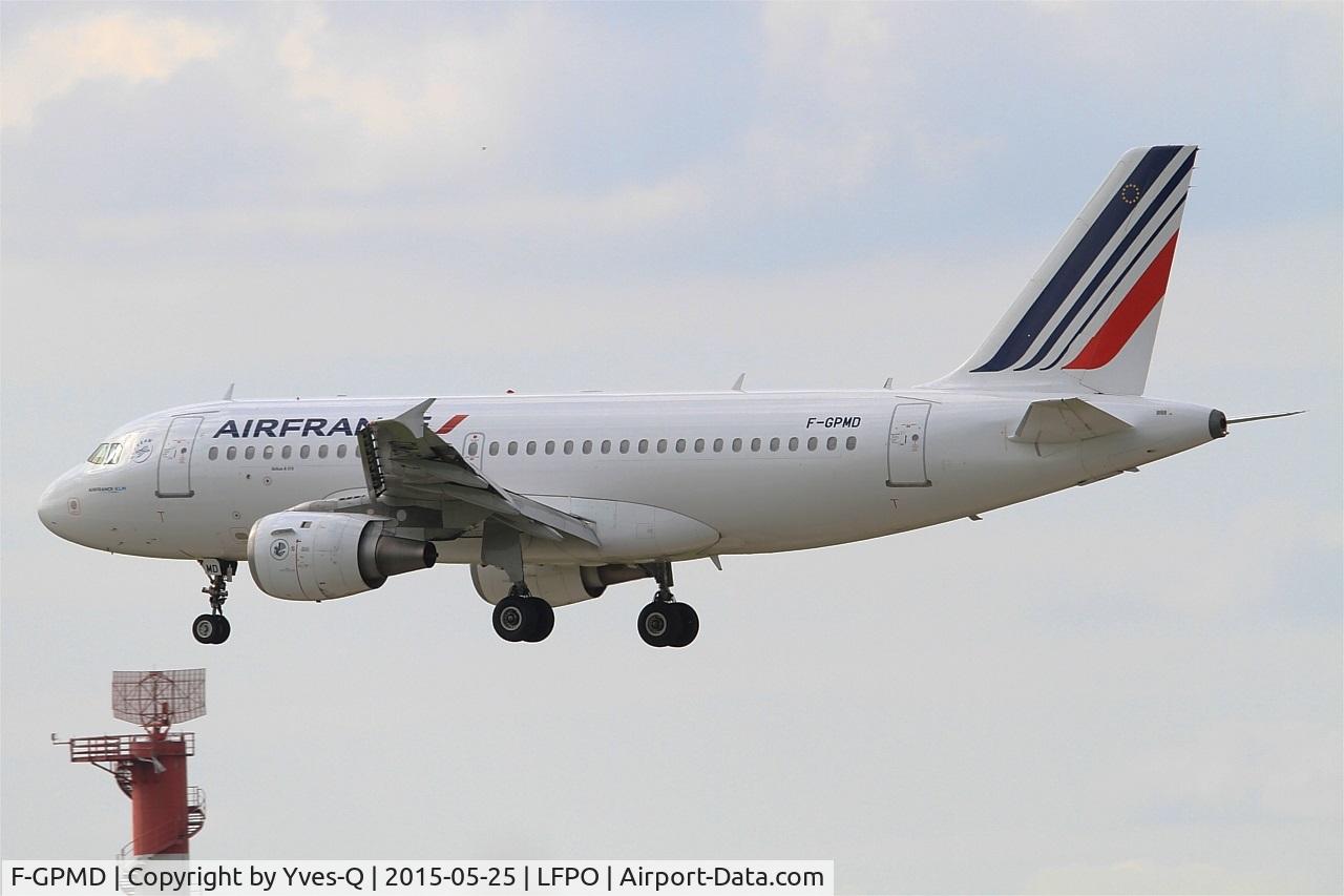 F-GPMD, 1993 Airbus A319-113 C/N 618, Airbus A319-113, On final Rwy 26, Paris-Orly Airport (LFPO-ORY)