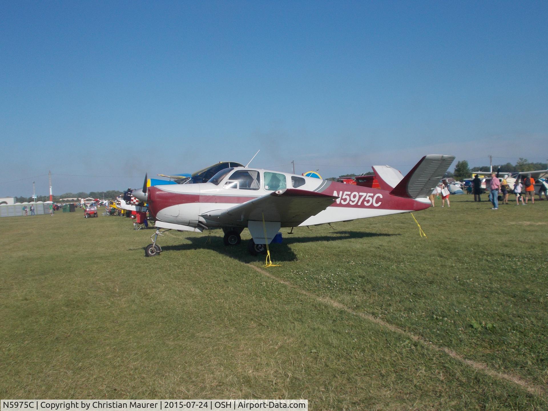 N5975C, 1952 Beech C35 Bonanza Bonanza C/N D-3327, Beech Bonanza