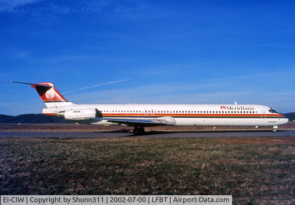 EI-CIW, 1989 McDonnell Douglas MD-83 (DC-9-83) C/N 49785, Taxiing to the Terminal...