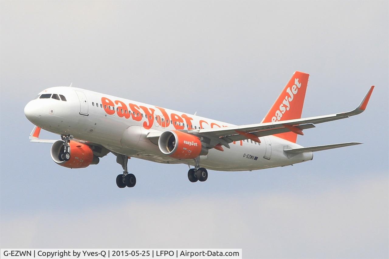 G-EZWN, 2013 Airbus A320-214 C/N 5757, Airbus A320-214, Short approach Rwy 26, Paris-Orly Airport (LFPO-ORY)