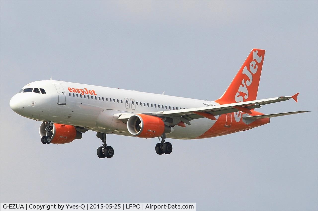 G-EZUA, 2011 Airbus A320-214 C/N 4588, Airbus A320-214, Short approach Rwy 26, Paris-Orly Airport (LFPO-ORY)