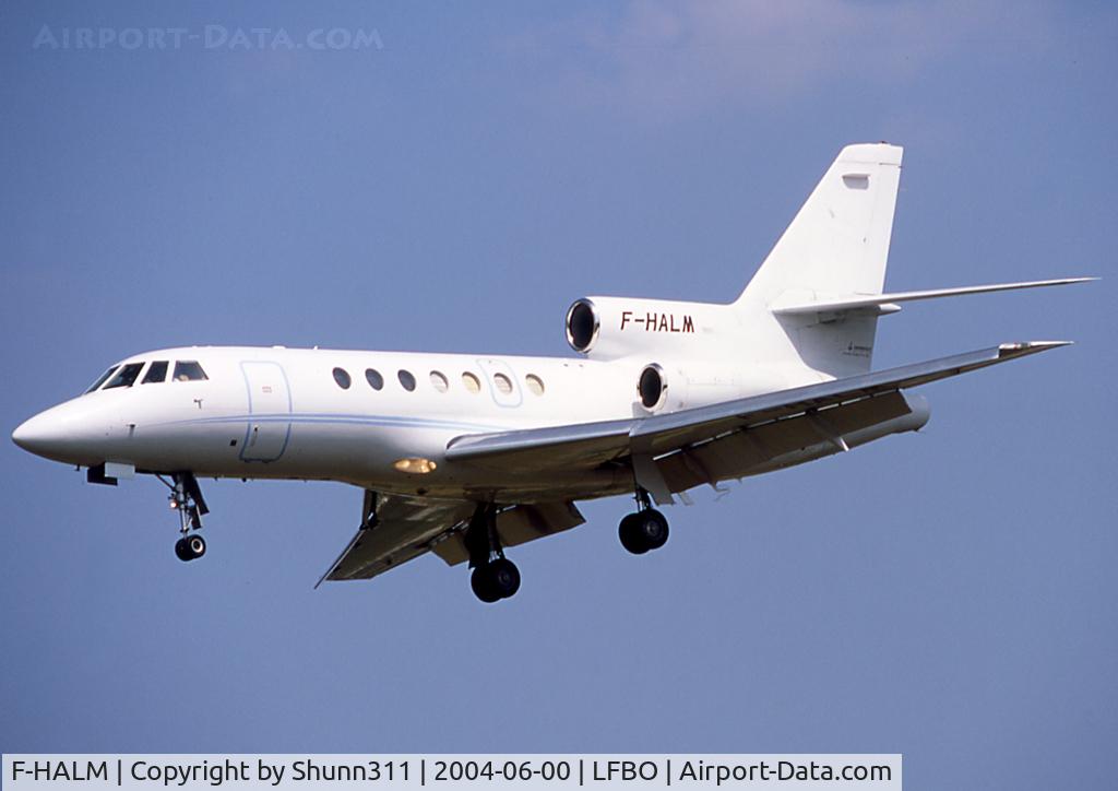 F-HALM, 1983 Dassault Falcon 50 C/N 134, Landing rwy 32R