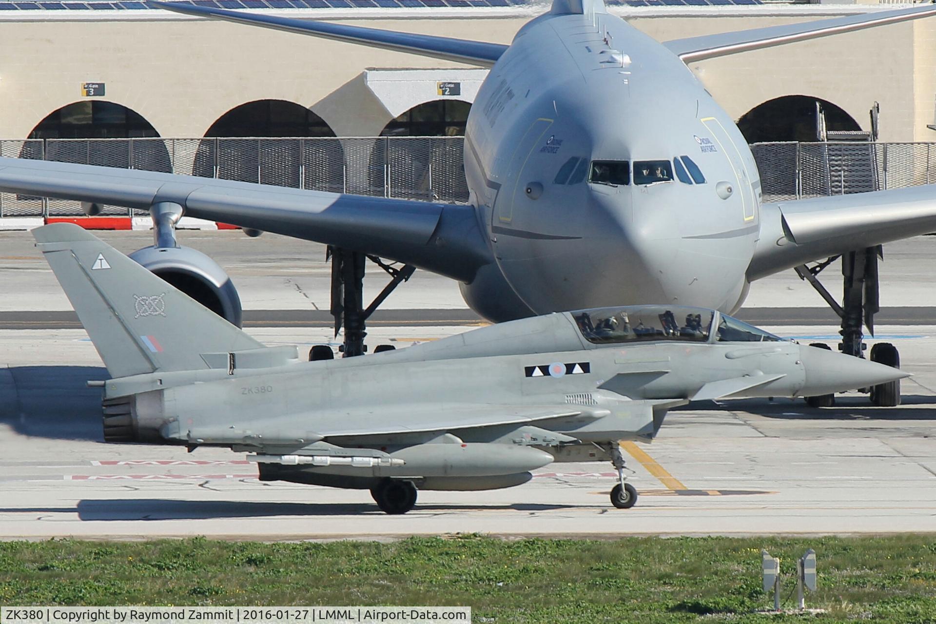 ZK380, 2010 Eurofighter EF-2000 Typhoon T.3 C/N BT025/270, Eurofighter EF-2000 Typhoon T3 ZK380 No2 Sqdn Royal Air Force