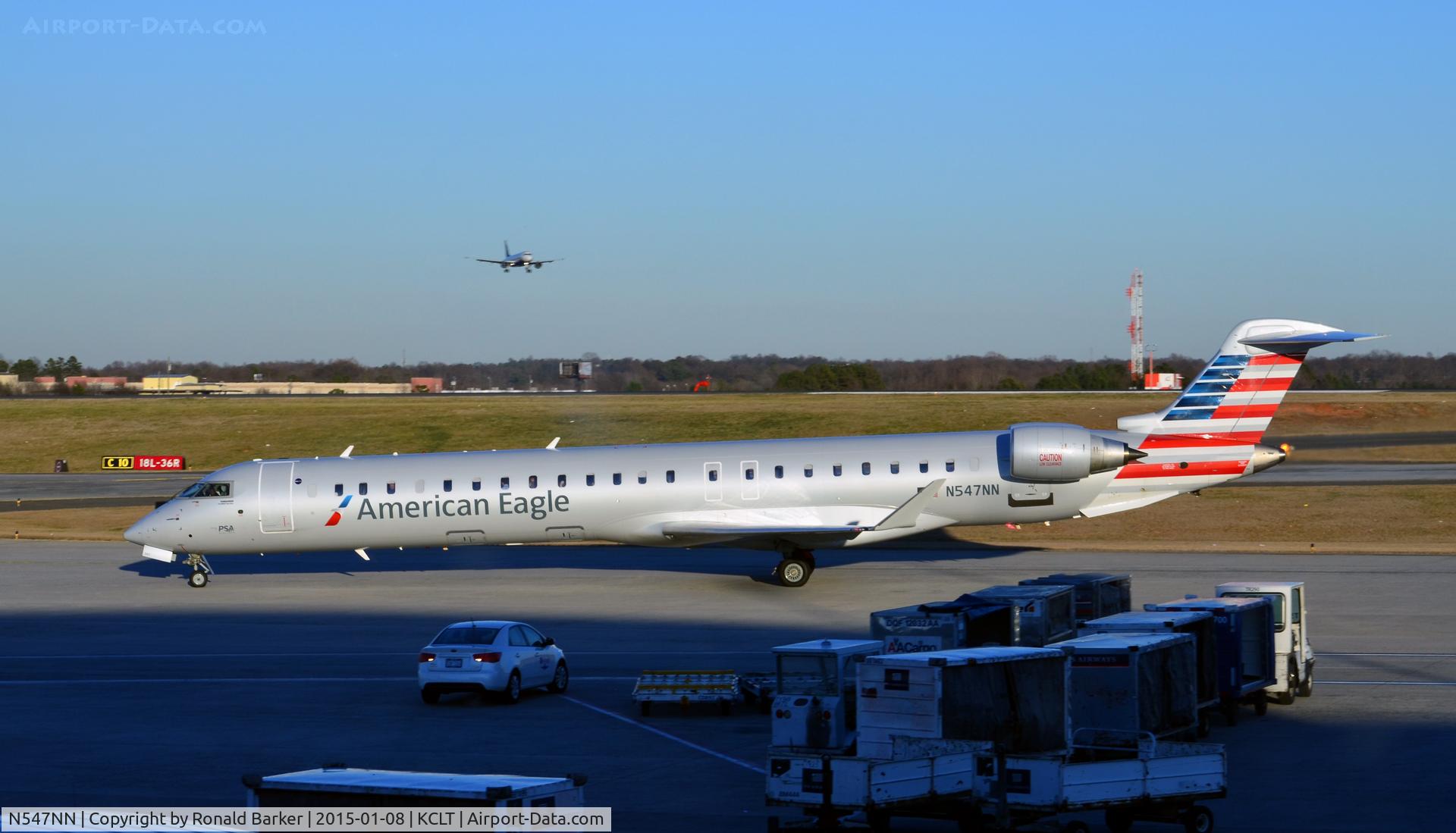 N547NN, 2014 Bombardier CRJ-900LR (CL-600-2D24) C/N 15317, Taxi CLT