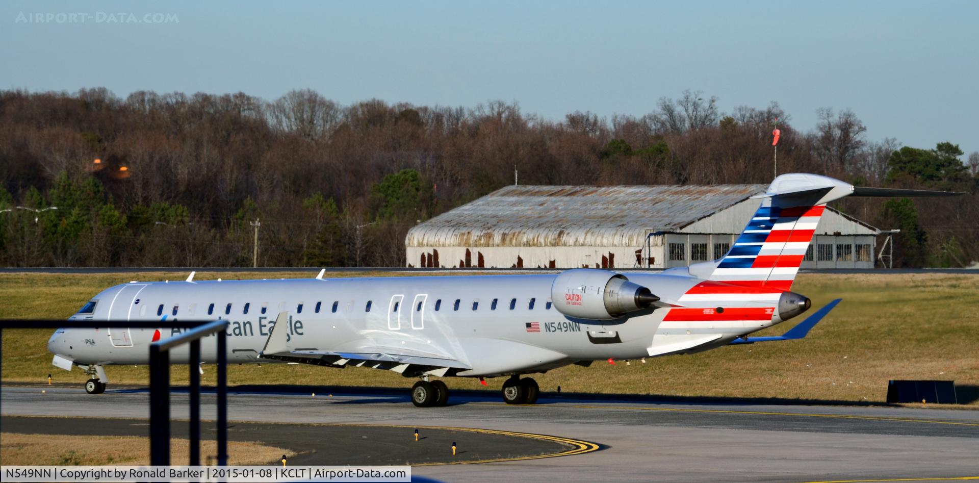 N549NN, 2014 Bombardier CRJ-900 (CL-600-2D24) C/N 15327, Taxi CLT