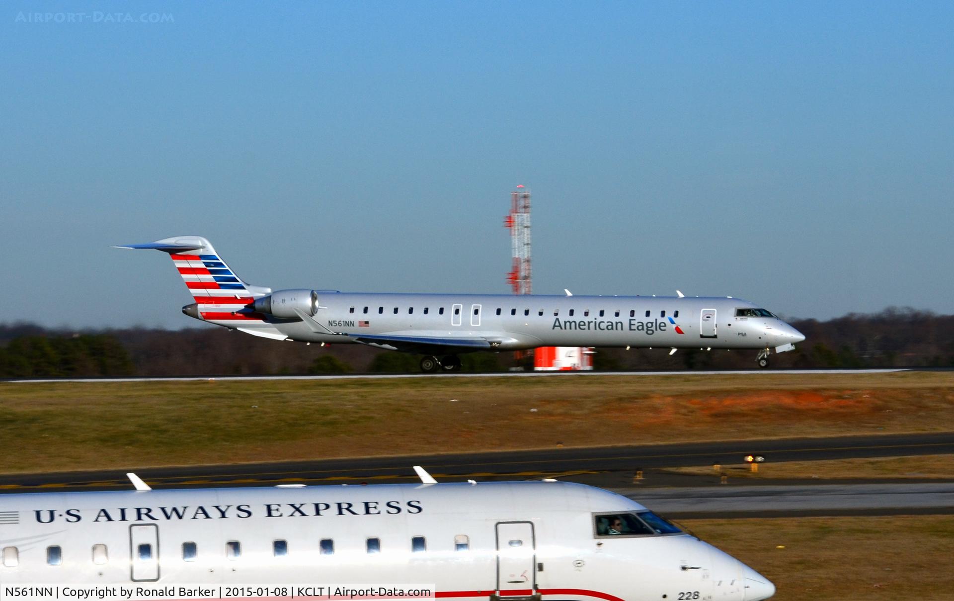 N561NN, 2014 Bombardier CRJ-900 (CL-600-2D24) C/N 15346, Taxi CLT
