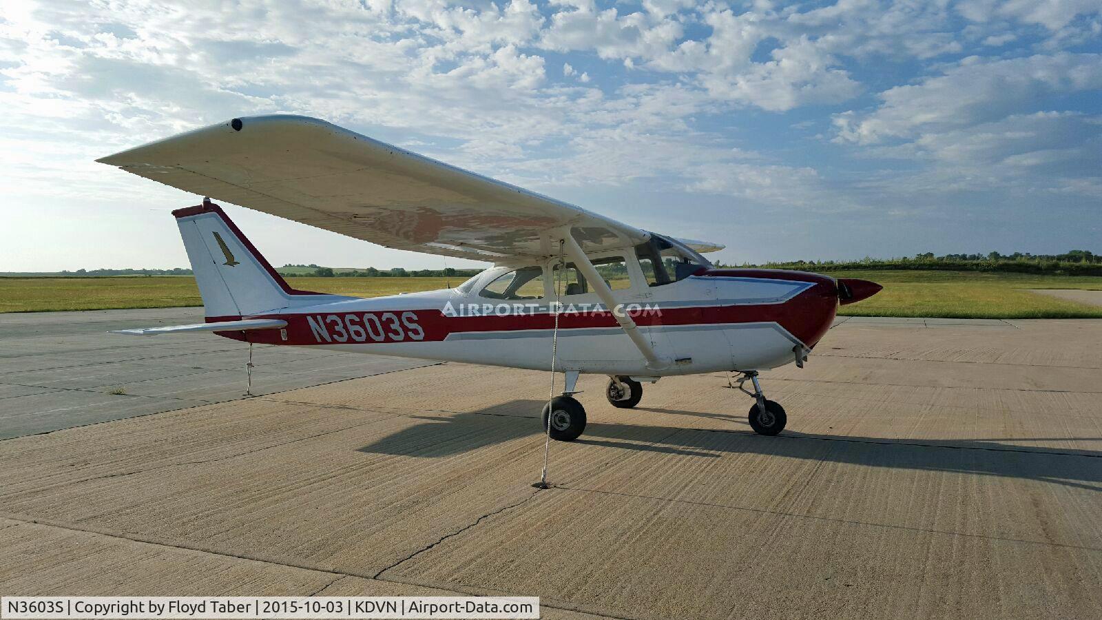 N3603S, 1963 Cessna 172E C/N 17250803, on the ramp