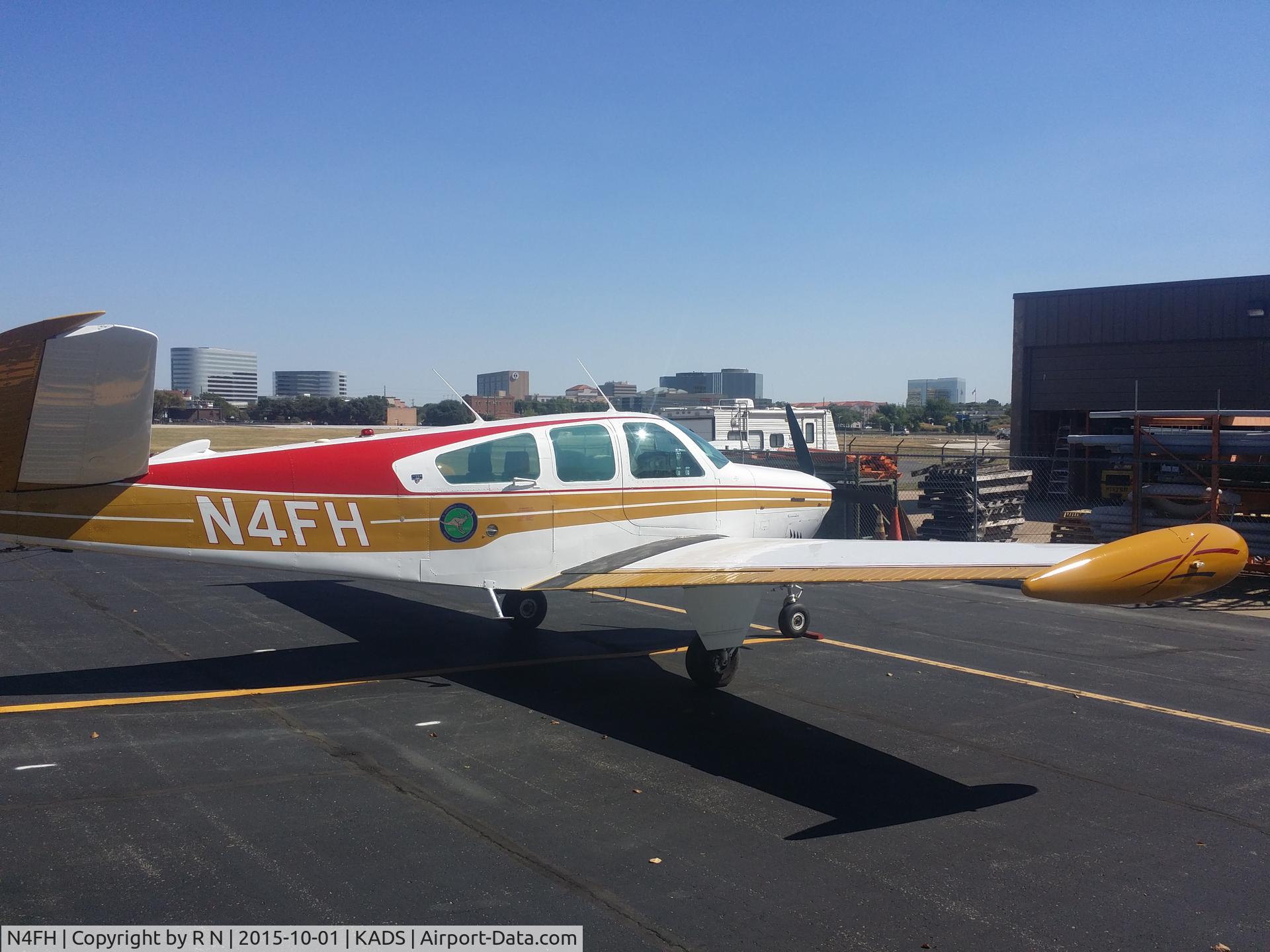N4FH, 1976 Beech V35B Bonanza C/N D-9973, N4FH home at Addison KADS