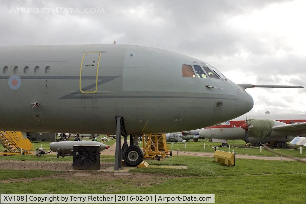 XV108, 1968 Vickers VC10 C.1K C/N 838, Fuselage at East Midlands Aeropark