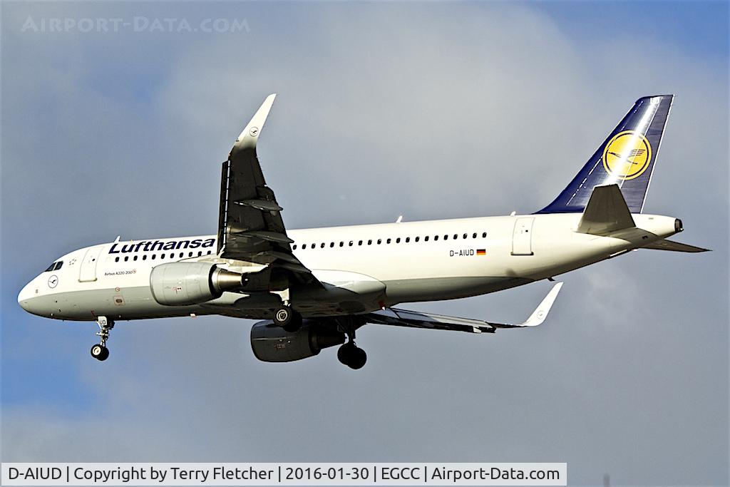 D-AIUD, 2014 Airbus A320-214 C/N 6033, 2014 Airbus A320-214, c/n: 6033 at Manchester