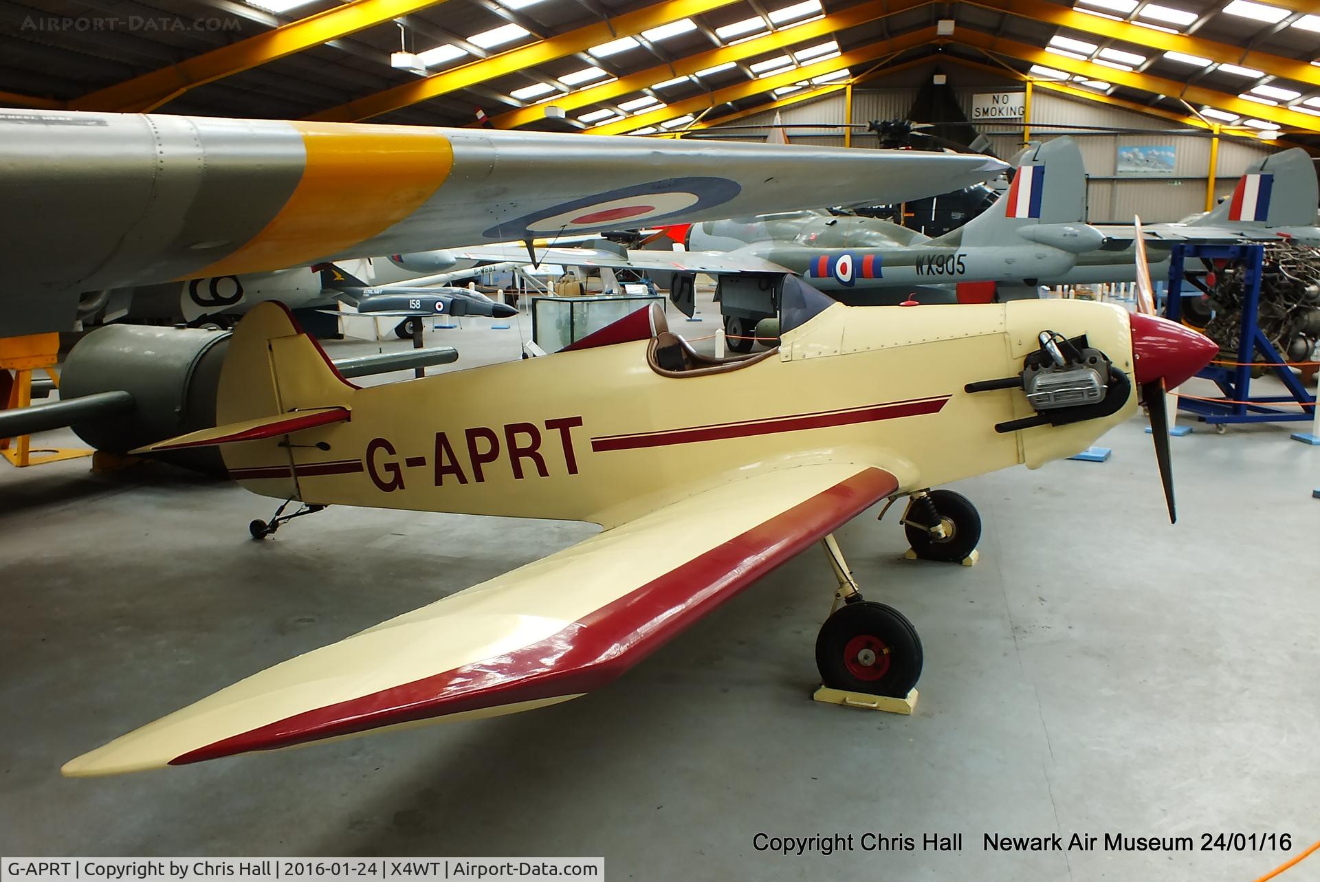 G-APRT, 1959 Taylor JT-1 Monoplane C/N PFA 537, at the Newark Air Museum