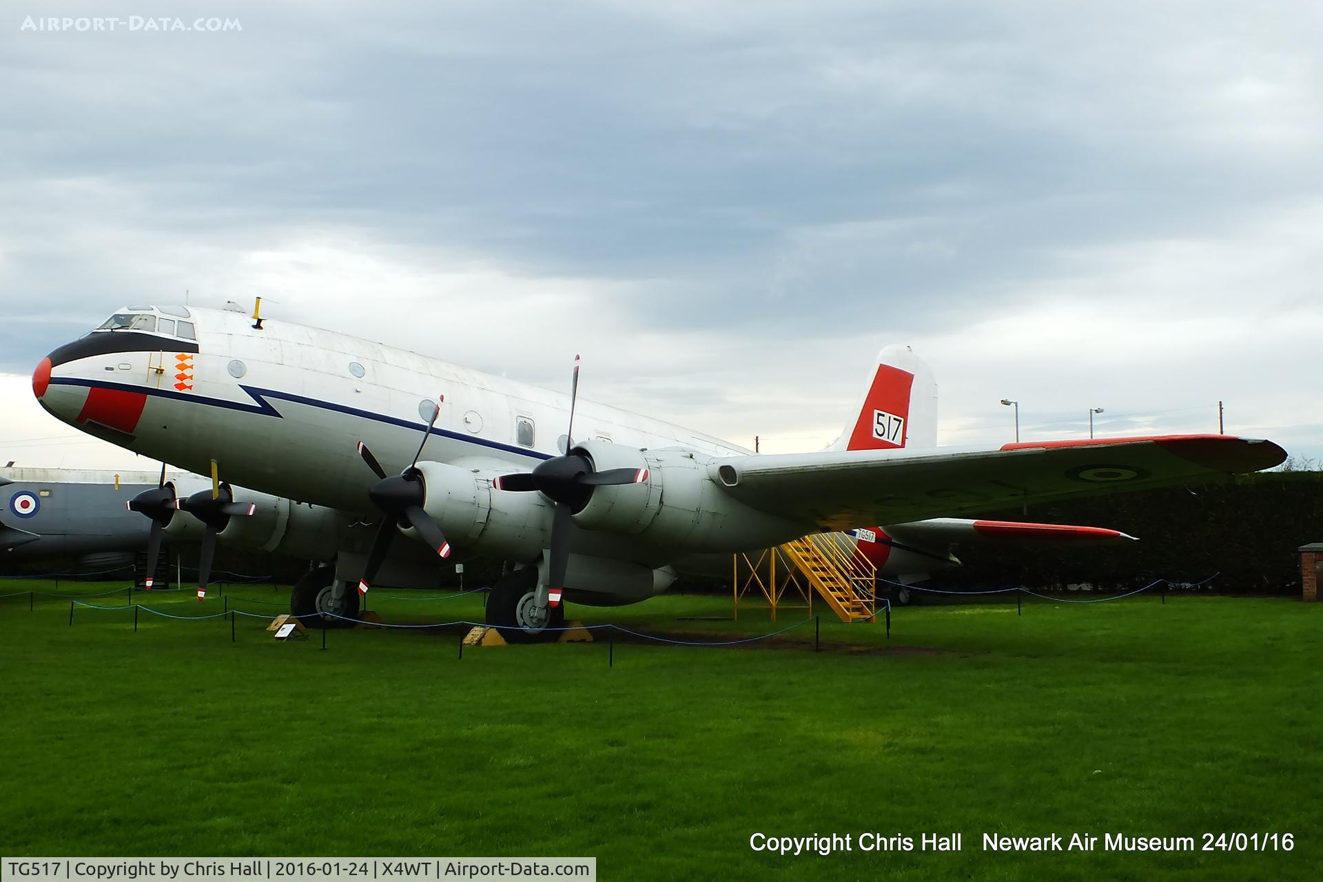 TG517, 1948 Handley Page Hastings T.5 C/N HP67/21, at the Newark Air Museum