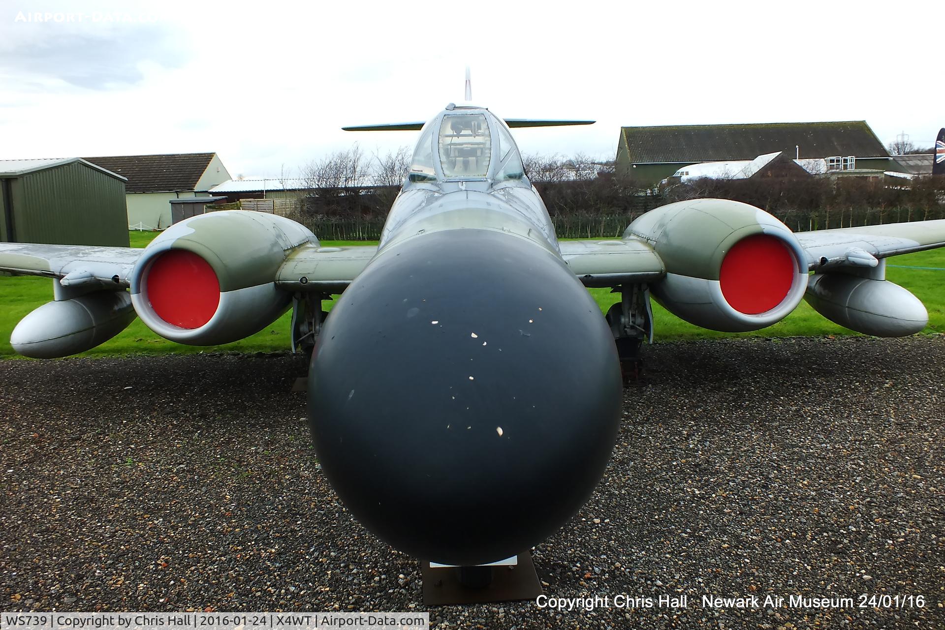WS739, Gloster Meteor NF(T).14 C/N Not found WS739, at the Newark Air Museum