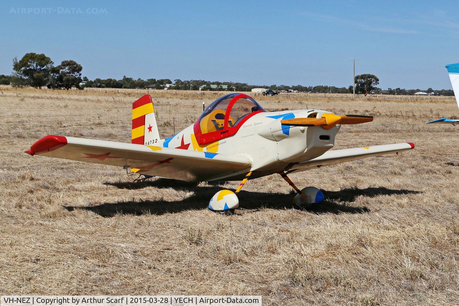 VH-NEZ, 2001 Corby CJ-1 Starlet C/N CJ1-310, VH-NEZ at the AAAA fly in Echuca 2015