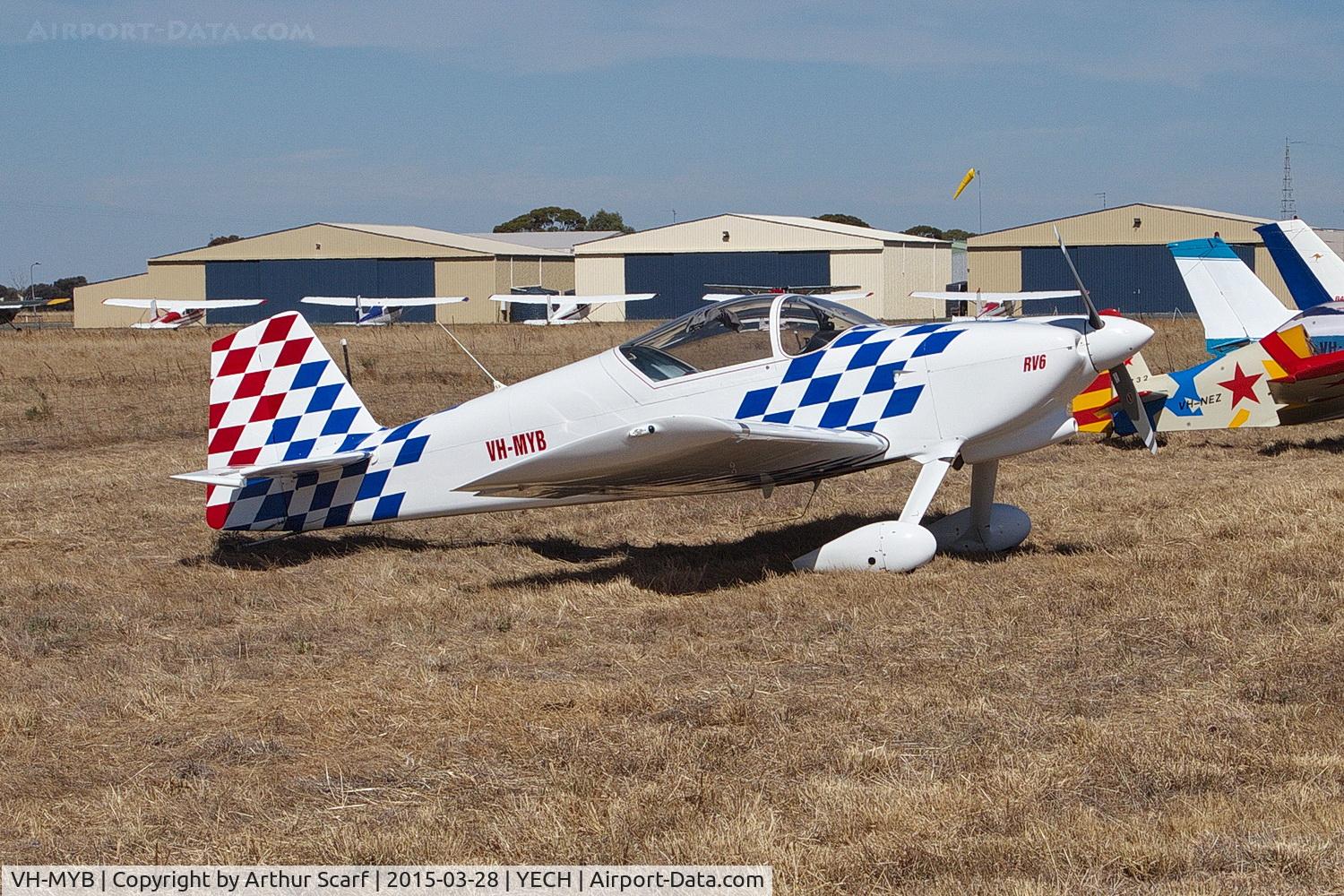 VH-MYB, 2001 Vans RV-6 C/N DA33X, VH-MYB at the AAAA fly in Echuca 2015