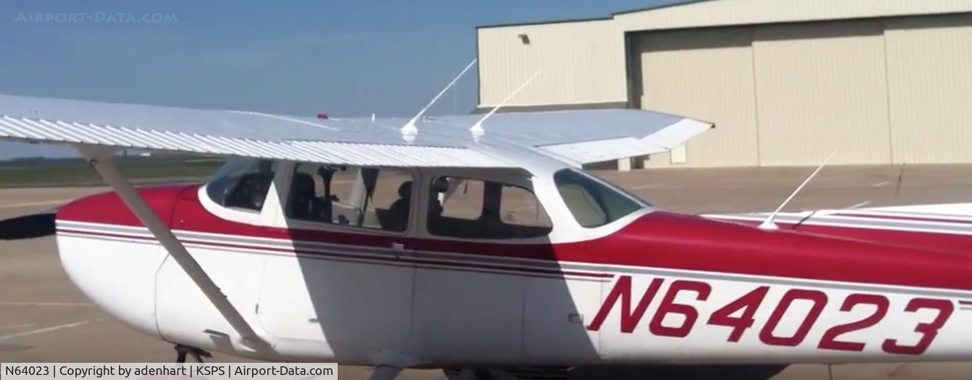 N64023, 1975 Cessna 172M C/N 17264969, N64023 parked at KSPS