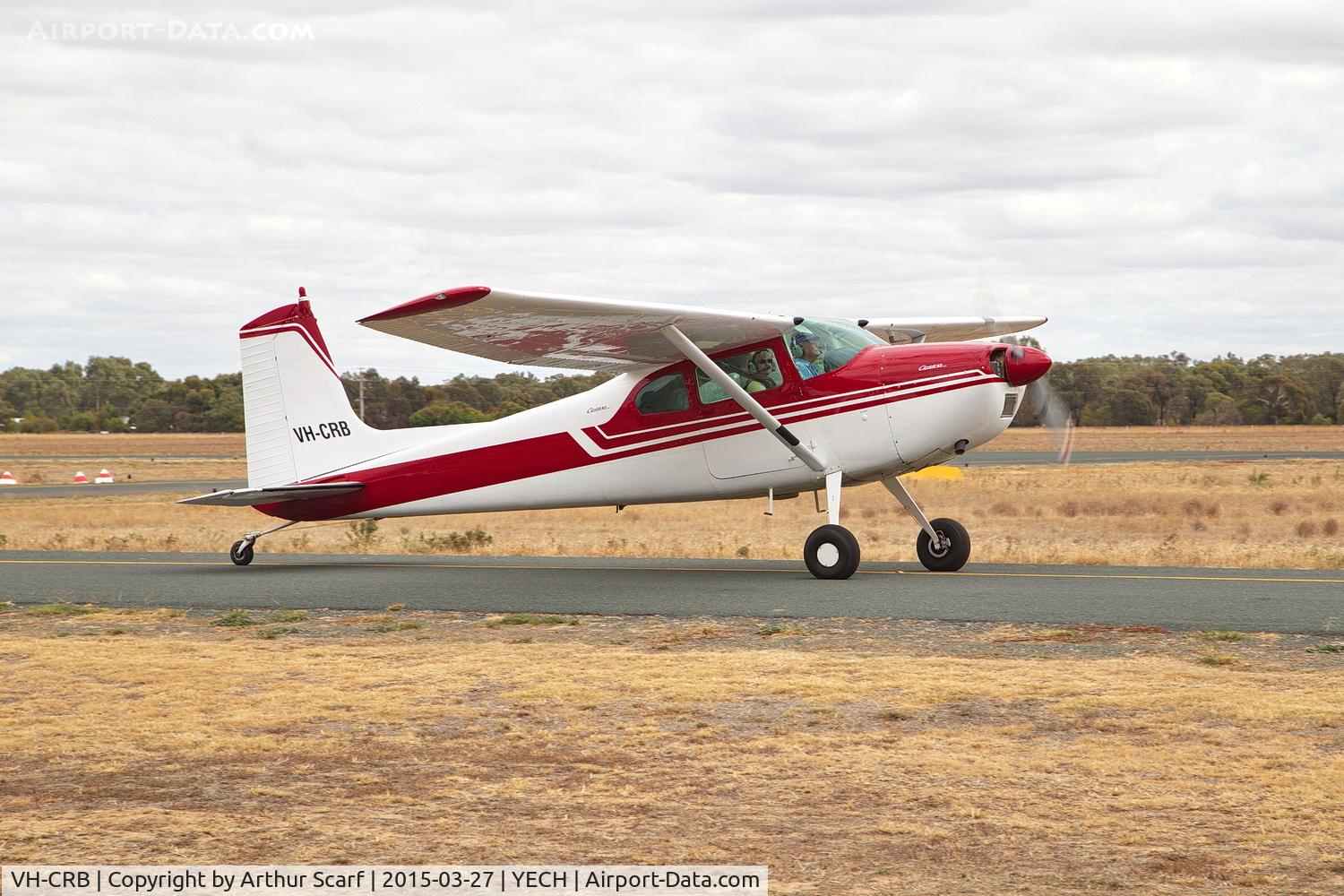 VH-CRB, 1962 Cessna 180E C/N 18051150, VH-CRB at the AAAA fly in Echuca 2015