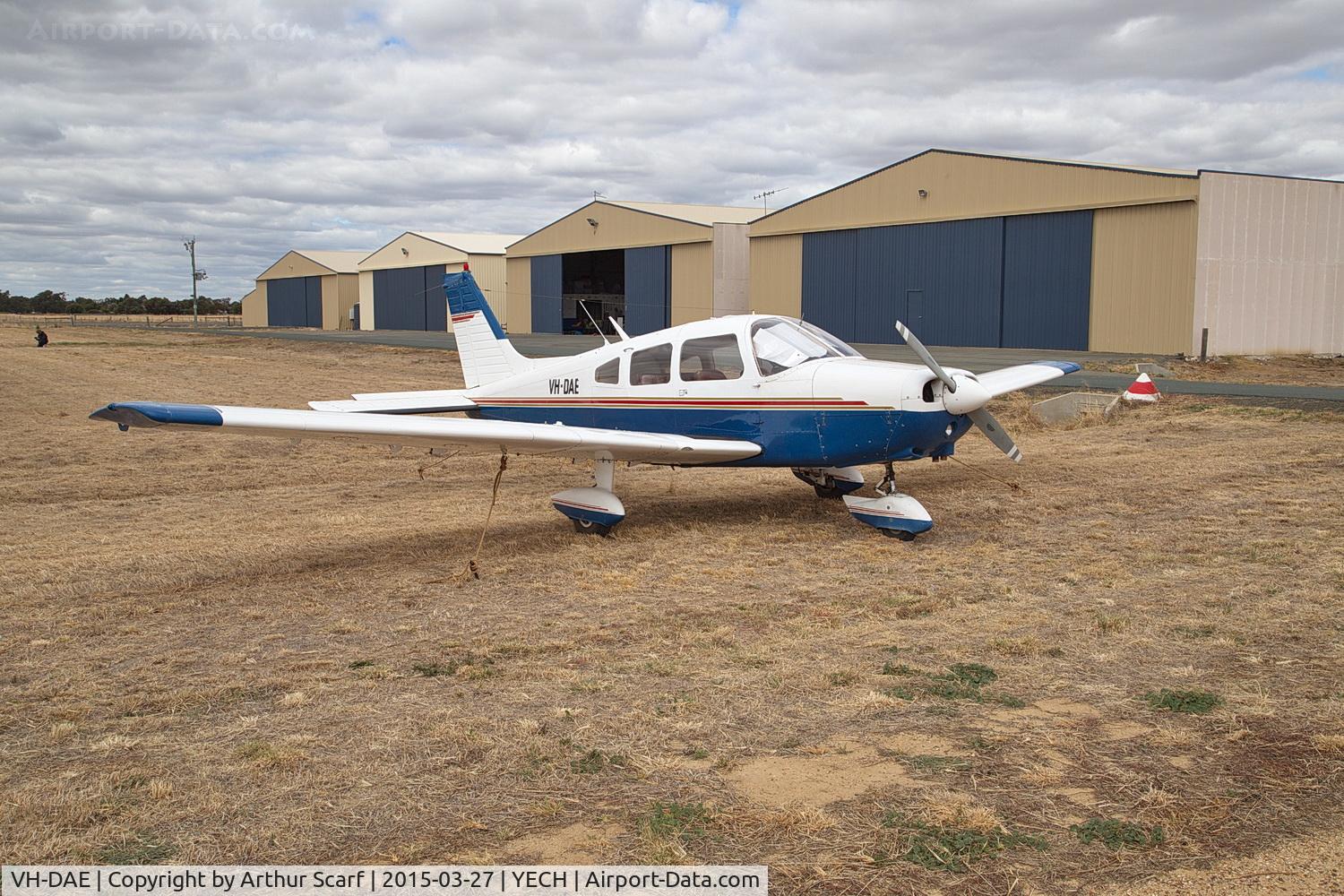 VH-DAE, 1974 Piper PA-28-151 Cherokee Warrior C/N 28-7515170, VH-DAE at the AAAA fly in Echuca 2015