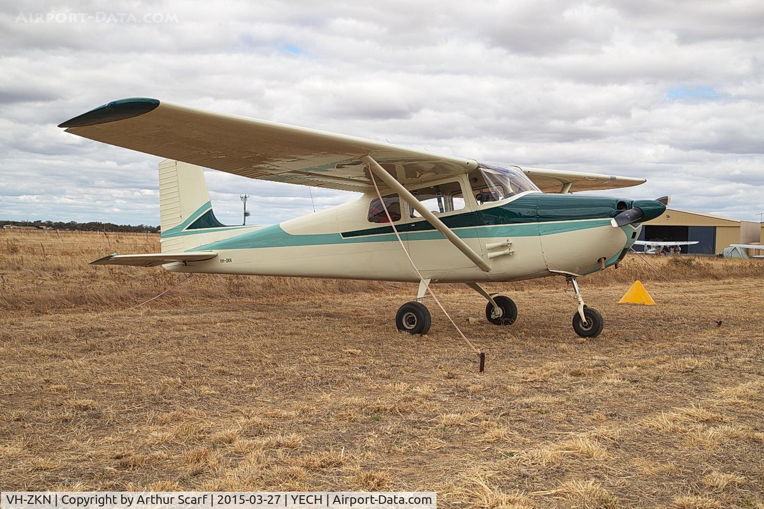 VH-ZKN, 1956 Cessna 172 C/N 28461, VH-ZKN at the AAAA Fly in Echuca 2015