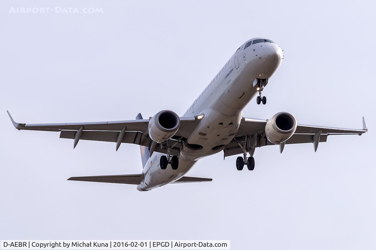 D-AEBR, 2012 Embraer 195LR  (ERJ-190-200LR) C/N 19000558, Lech Walesa Airport - Gdansk, Poland