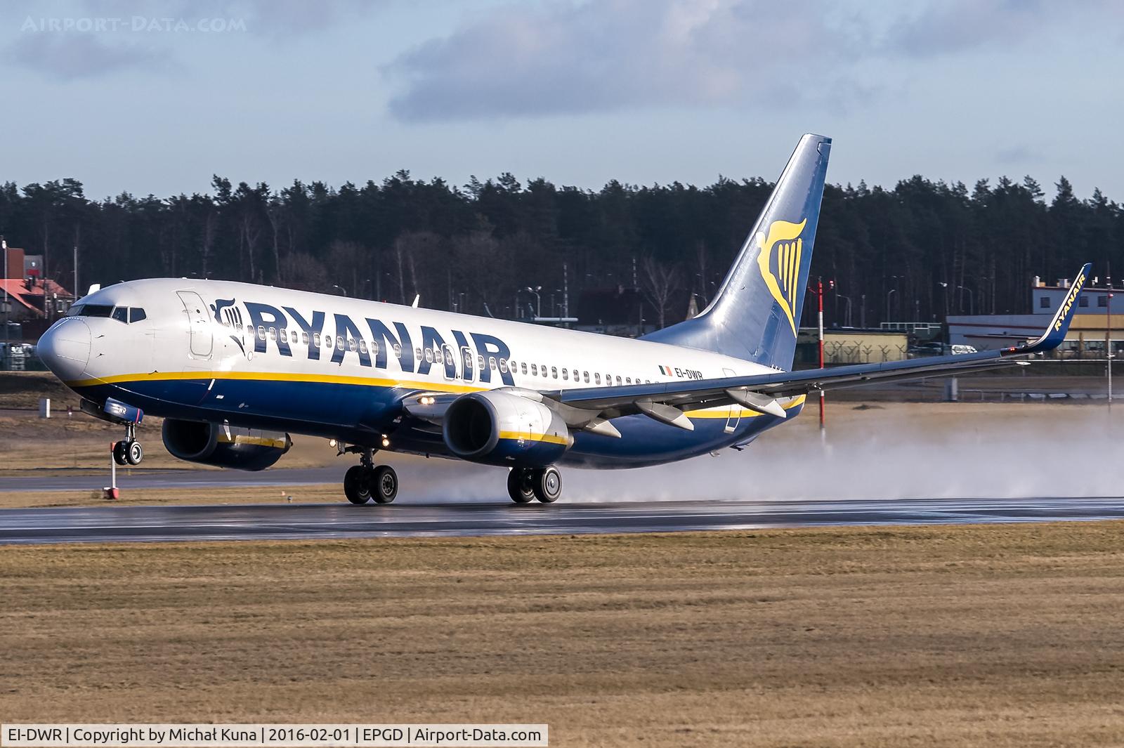 EI-DWR, 2007 Boeing 737-8AS C/N 36081, Lech Walesa Airport - Gdansk, Poland