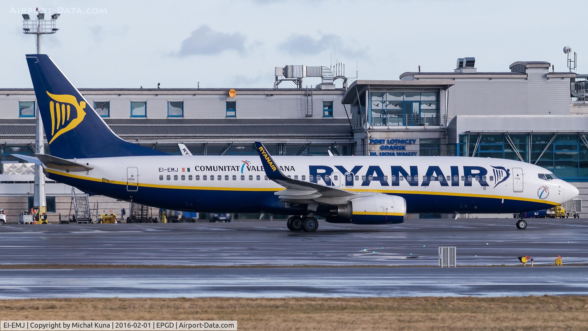 EI-EMJ, 2010 Boeing 737-8AS C/N 34975, Lech Walesa Airport - Gdansk, Poland