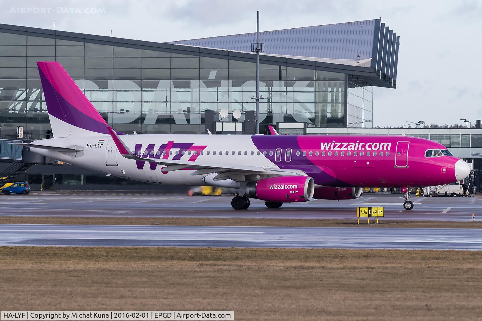 HA-LYF, 2014 Airbus A320-232 C/N 6195, Lech Walesa Airport - Gdansk, Poland