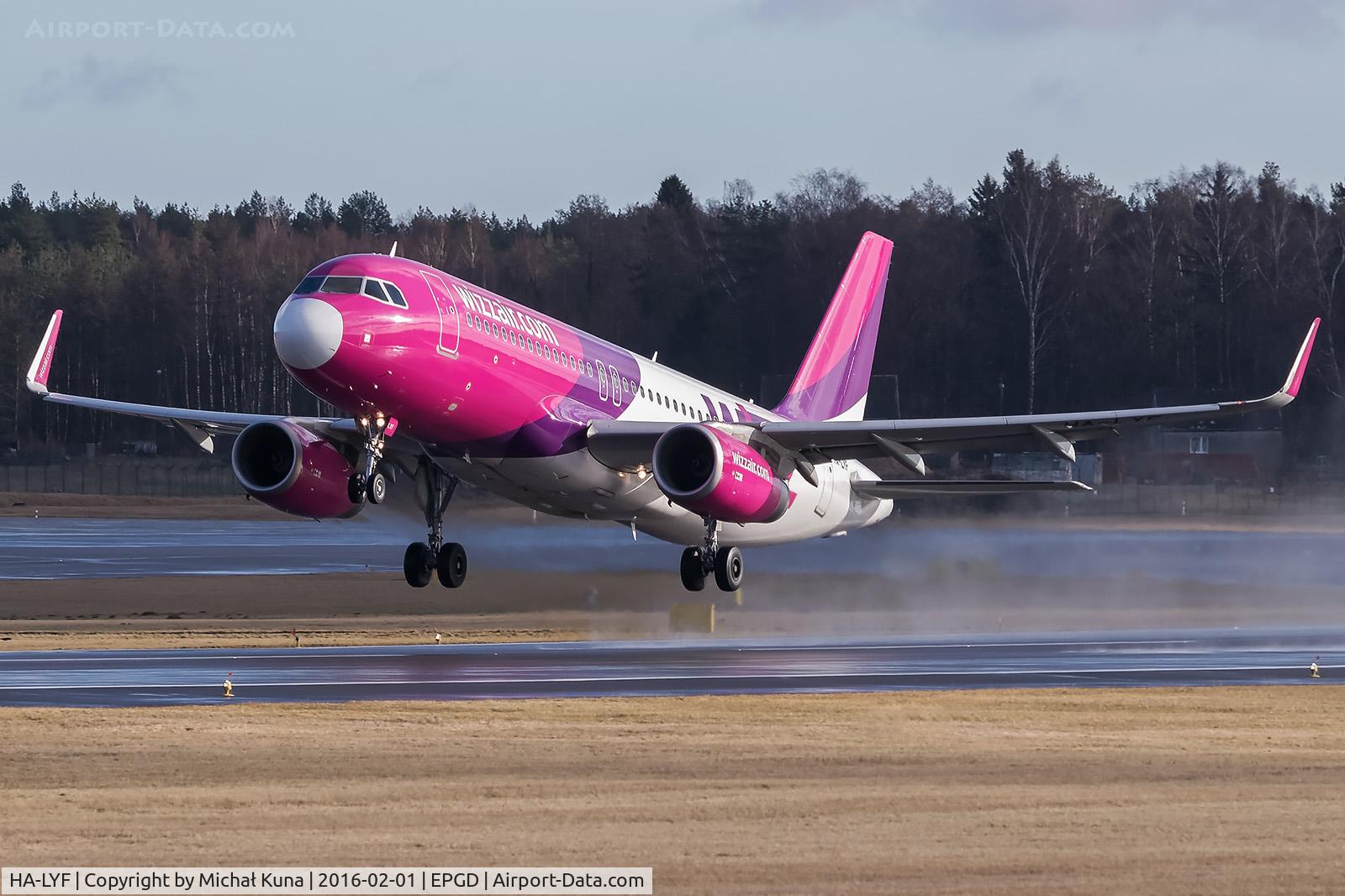 HA-LYF, 2014 Airbus A320-232 C/N 6195, Lech Walesa Airport - Gdansk, Poland