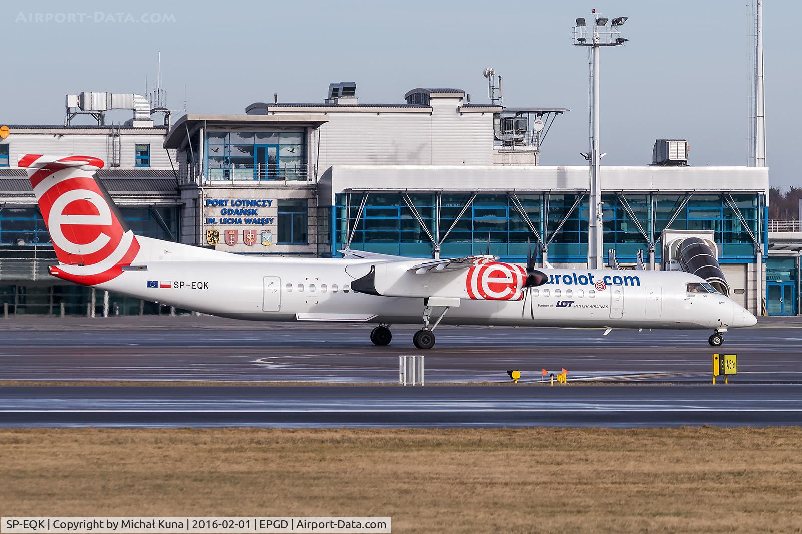 SP-EQK, 2013 Bombardier DHC-8-402Q Dash 8 C/N 4443, Lech Walesa Airport - Gdansk, Poland