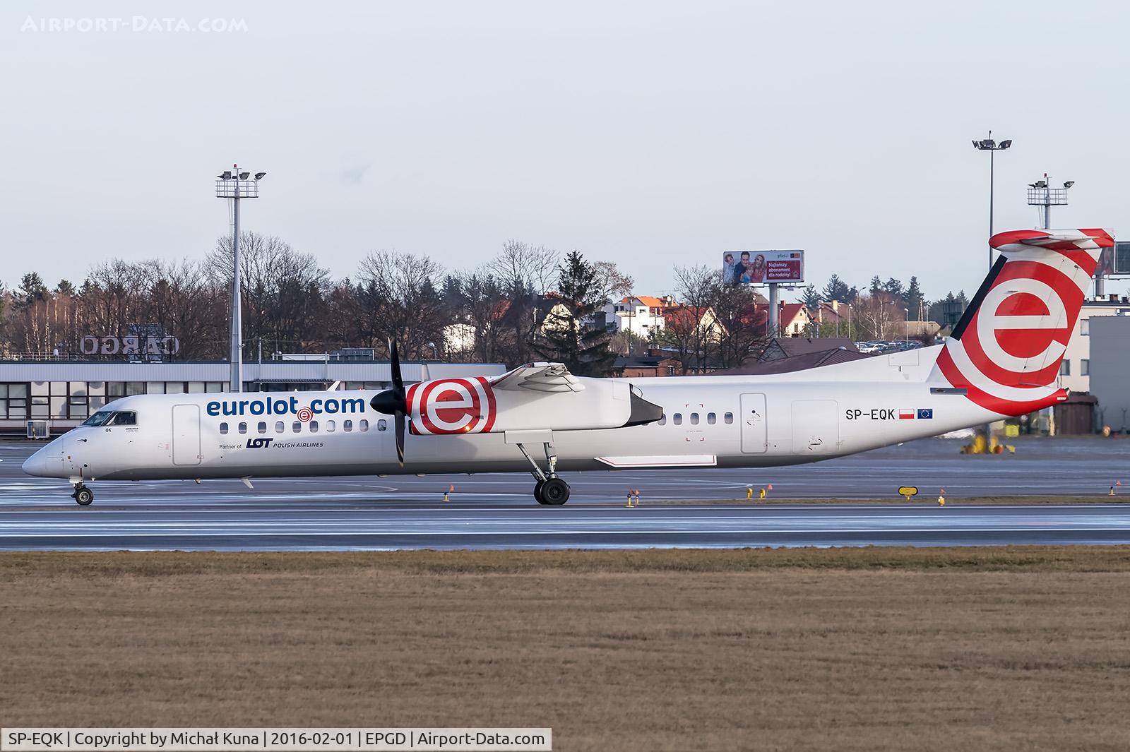 SP-EQK, 2013 Bombardier DHC-8-402Q Dash 8 C/N 4443, Lech Walesa Airport - Gdansk, Poland