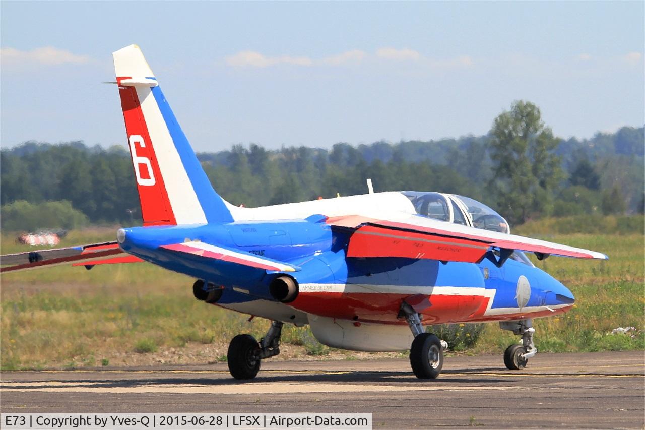 E73, Dassault-Dornier Alpha Jet E C/N E73, Dassault-Dornier Alpha Jet E (F-TENE), Athos 06 of Patrouille de France 2015, Luxeuil-Saint Sauveur Air Base 116 (LFSX) Open day 2015