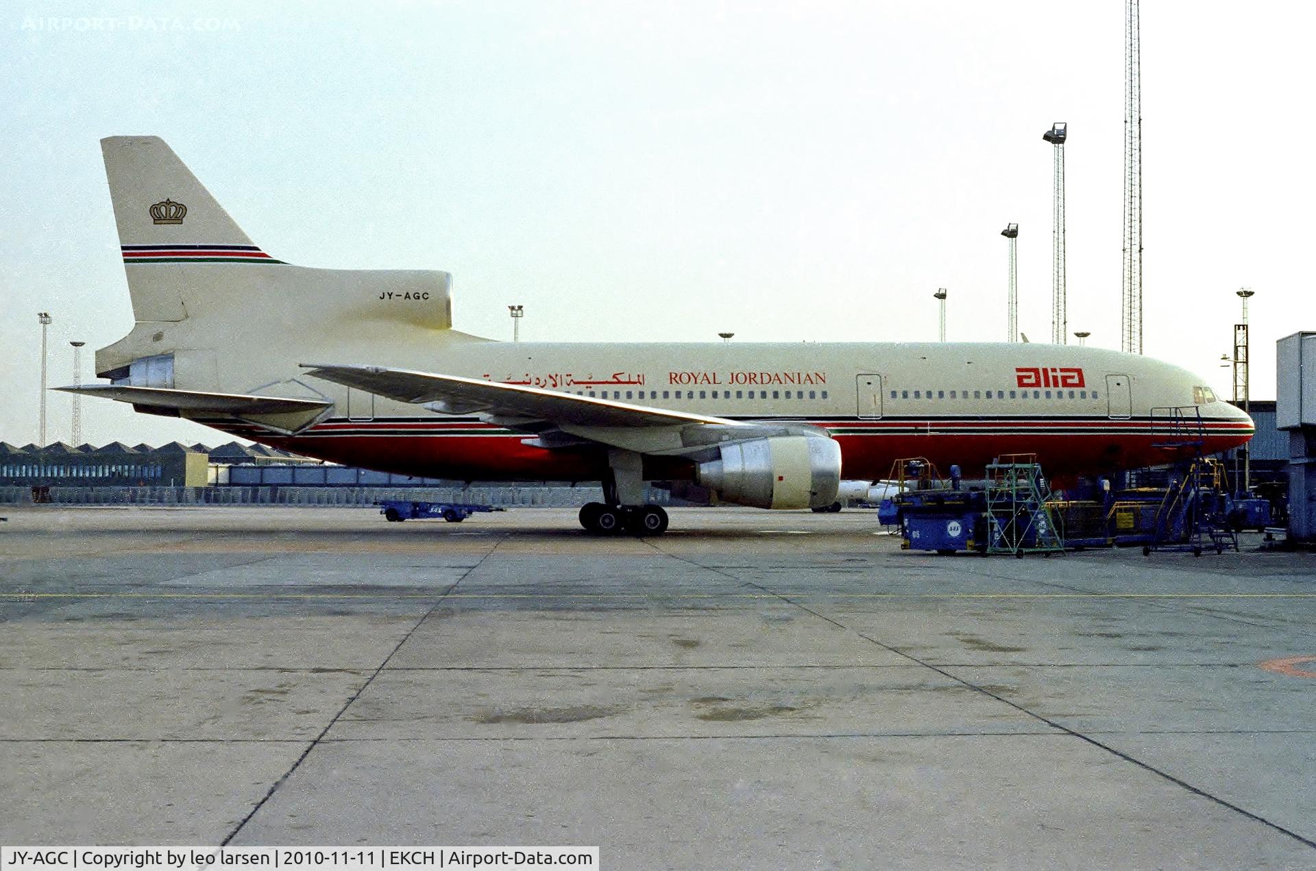 JY-AGC, 1982 Lockheed L-1011-385-3 TriStar 500 C/N 293A-1220, Copenhagen 1986