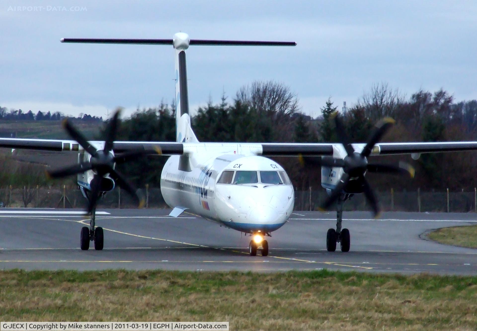 G-JECX, 2007 De Havilland Canada DHC-8-402Q Dash 8 C/N 4155, Flybe Dash 8Q-402