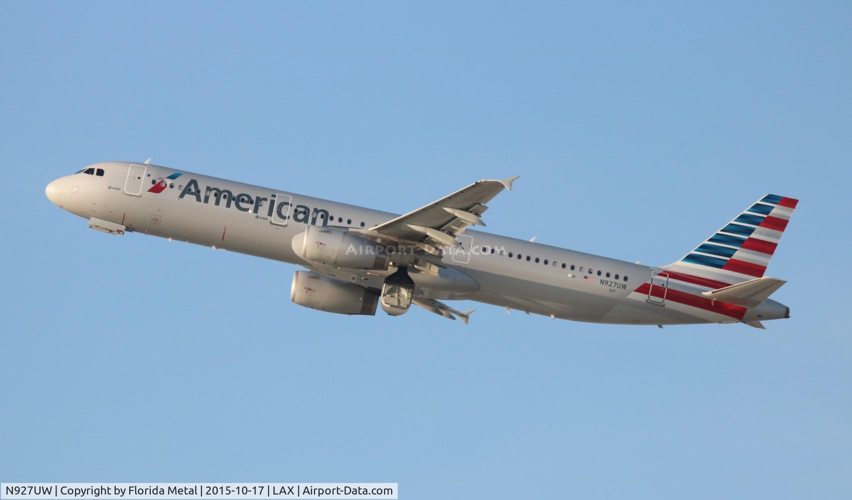 N927UW, 2015 Airbus A321-231 C/N 625, American