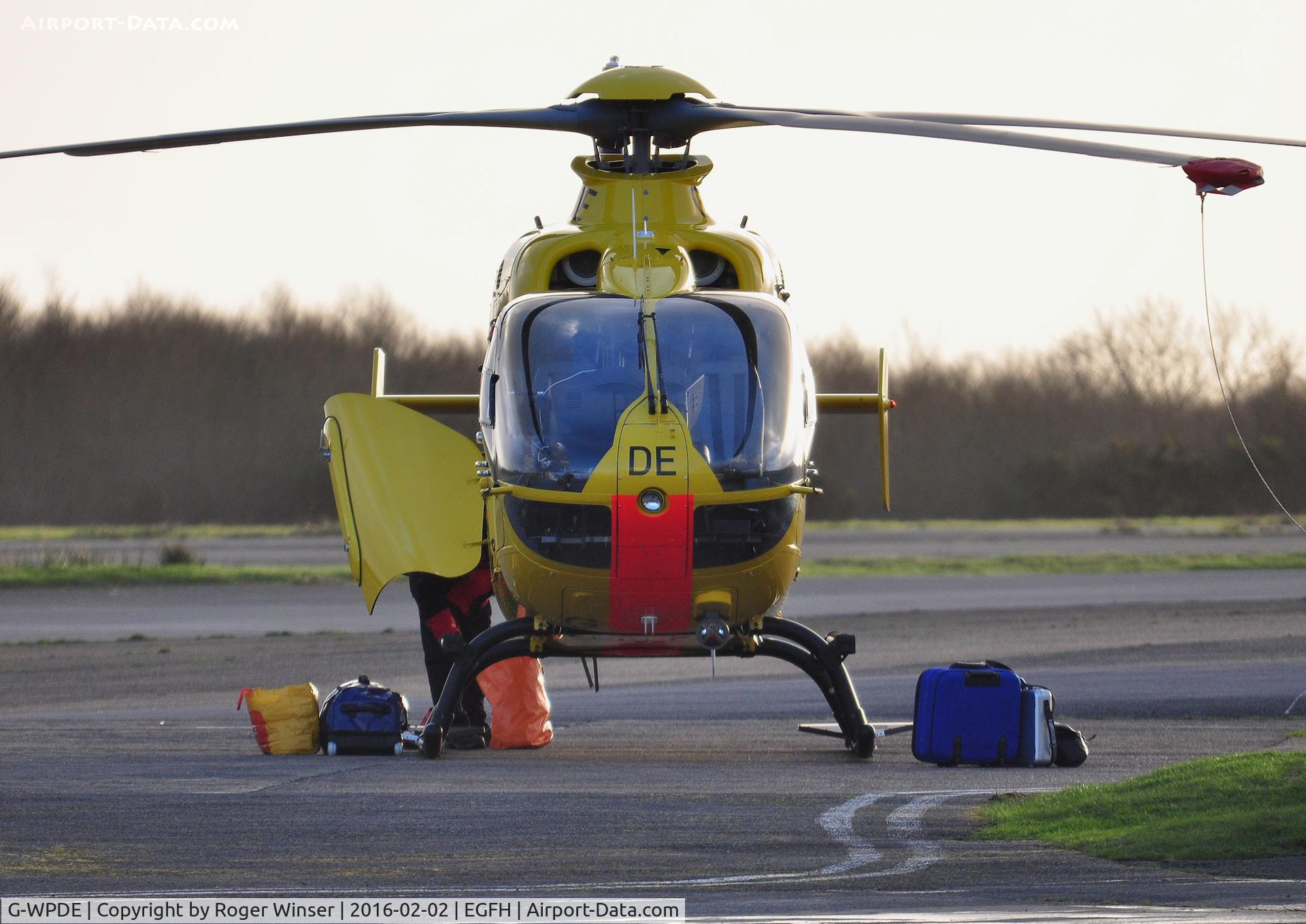 G-WPDE, 2015 Airbus Helicopters EC-135P-2+ C/N 1145, Visiting helicopter operated by Western Power Distribution Helicopter Unit.