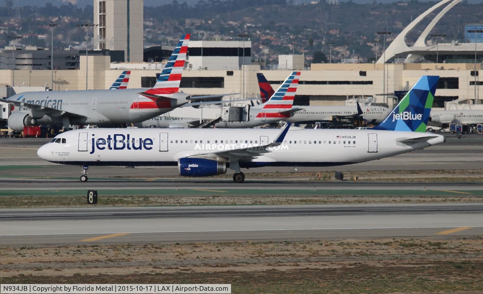 N934JB, 2014 Airbus A321-231 C/N 6130, Jet Blue
