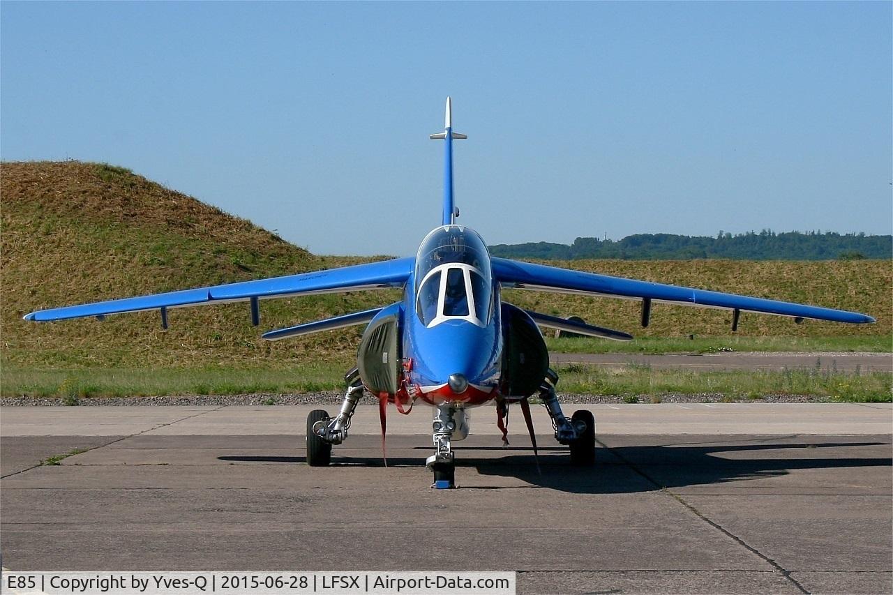E85, Dassault-Dornier Alpha Jet E C/N E85, Dassault-Dornier Alpha Jet E (F-UGFF), Athos 08 of Patrouille de France 2015, Luxeuil-St Sauveur Air Base 116 (LFSX) Open day 2015