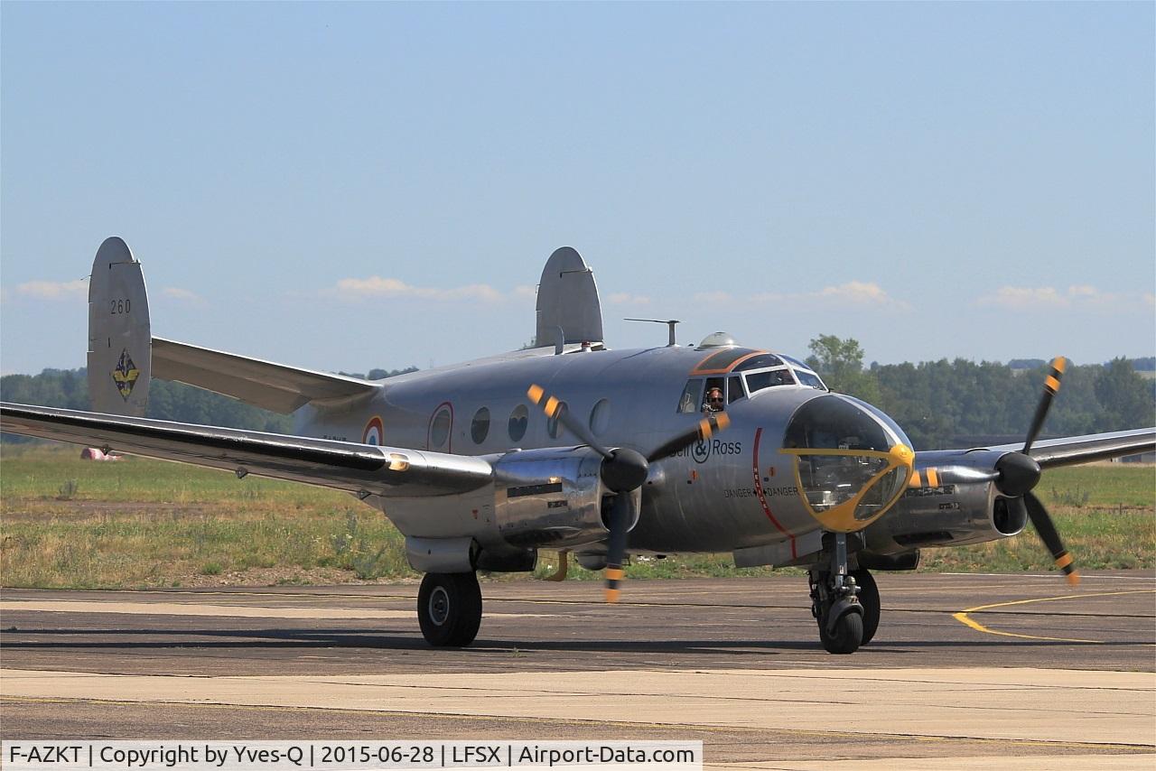 F-AZKT, 1954 Dassault MD-311 Flamant C/N 260, Dassault MD-311 Flamant, Taxiing to parking area, Luxeuil-St Sauveur Air Base 116(LFSX) Open day 2015