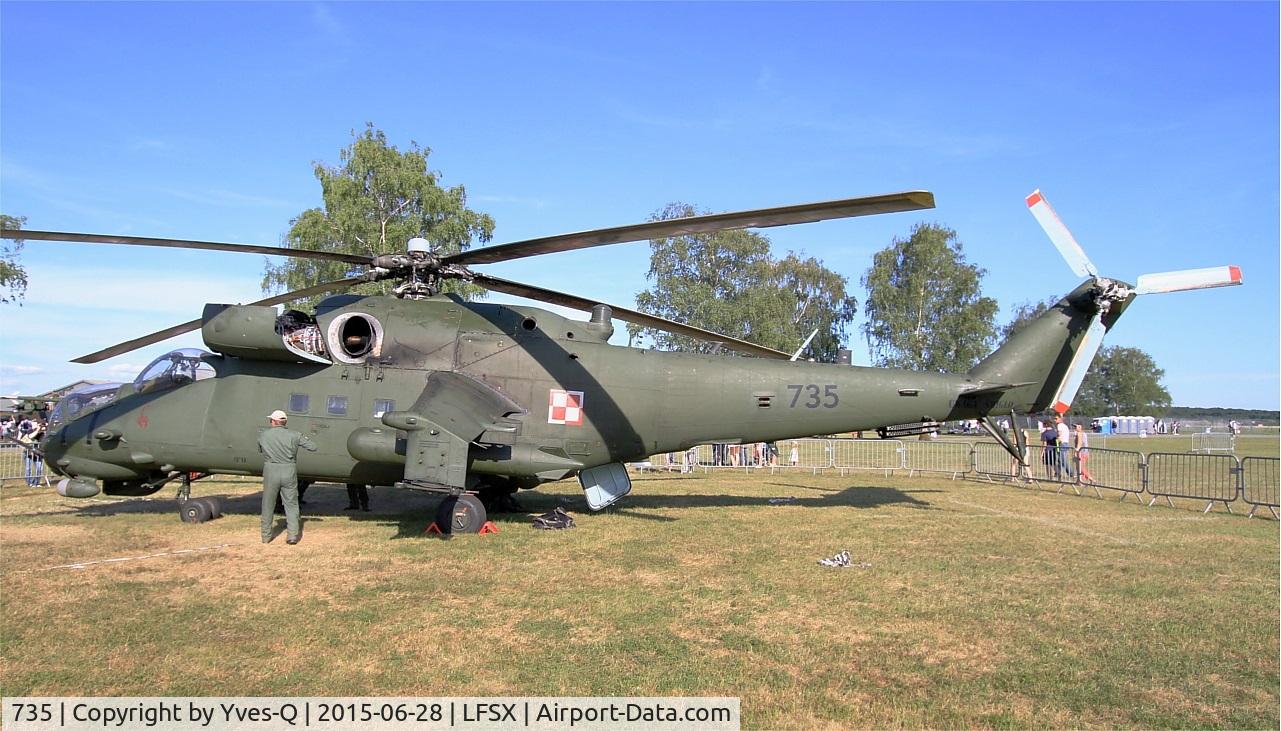 735, 1986 Mil Mi-24V Hind E C/N 410735, Mil Mi-24V Hind E, Static display, Luxeuil-Saint Sauveur Air Base 116 (LFSX) Open day 2015