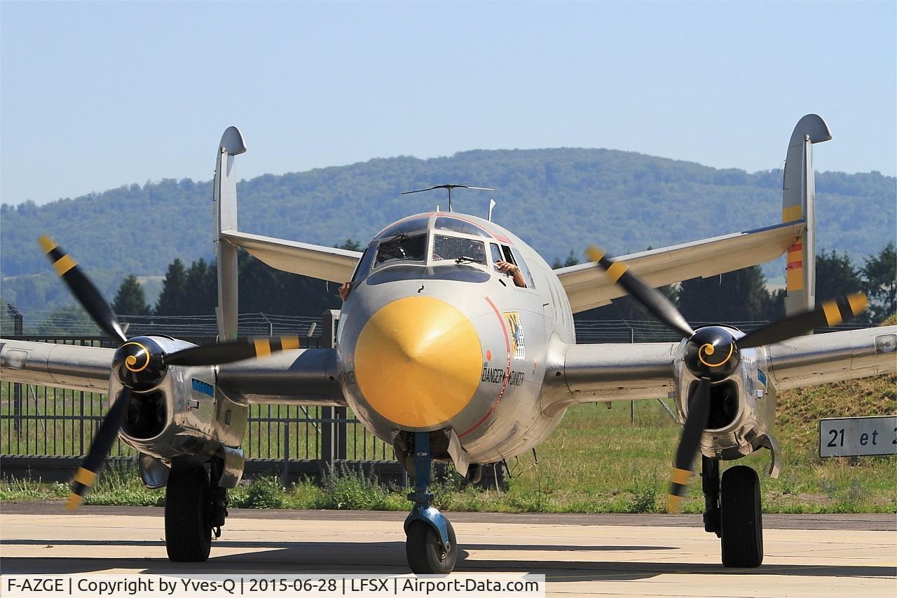 F-AZGE, 1951 Dassault MD-312 Flamant C/N 158, Dassault MD-312 Flamant,  Parking area, Luxeuil-St Sauveur Air Base 116(LFSX) Open day 2015