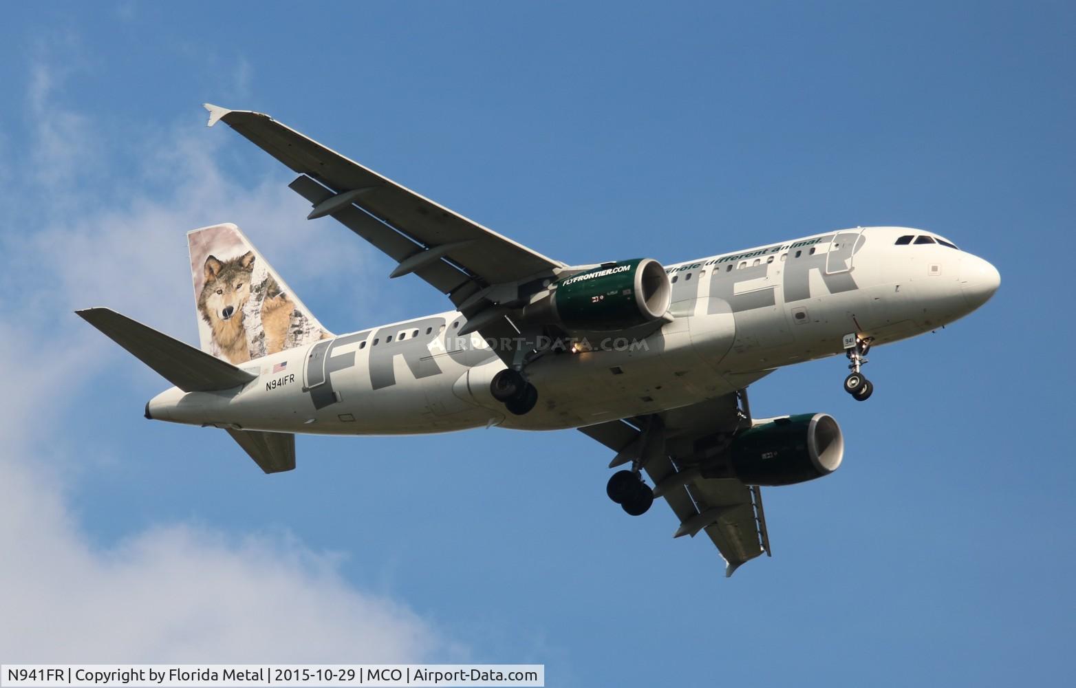 N941FR, 2005 Airbus A319-112 C/N 2483, Lobo the Grey Wolf