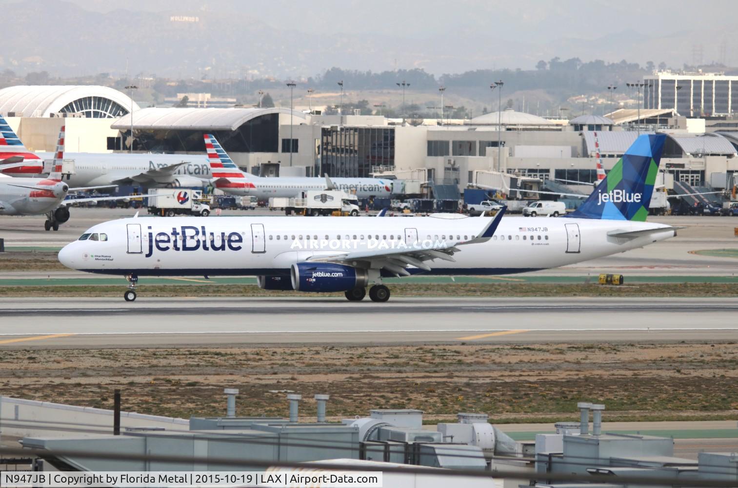 N947JB, 2015 Airbus A321-231 C/N 6448, Jet Blue