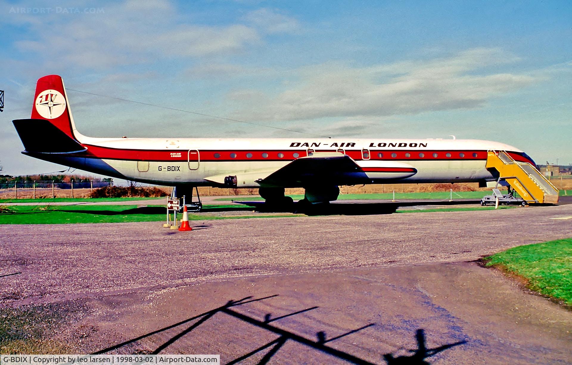 G-BDIX, 1962 De Havilland DH.106 Comet 4C C/N 6471, National Museum of flight 2.3.98